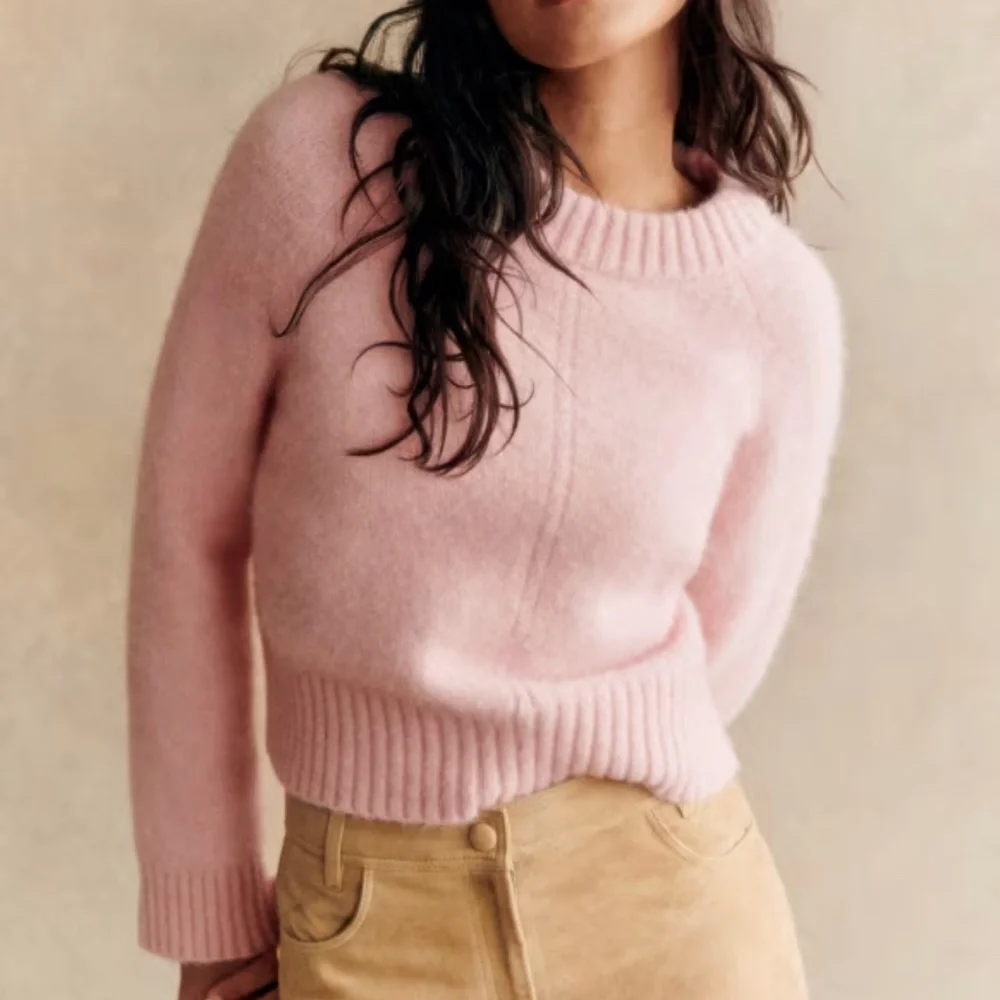 Sezane Sama Jumper Light Pink - Size S - Picture 1 of 5